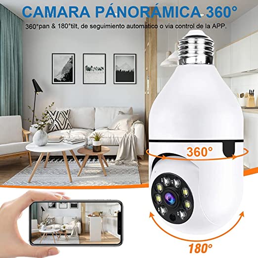 CAMARA DE SEGURIDAD 360 FOCO 1080P - Nina Deco Boutique