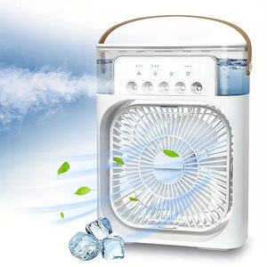 🌬️VENTILADOR HUMIDIFICADOR DE AIRE🌿