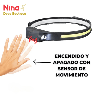 LINTERNA LED FRONTAL - Nina Deco Boutique