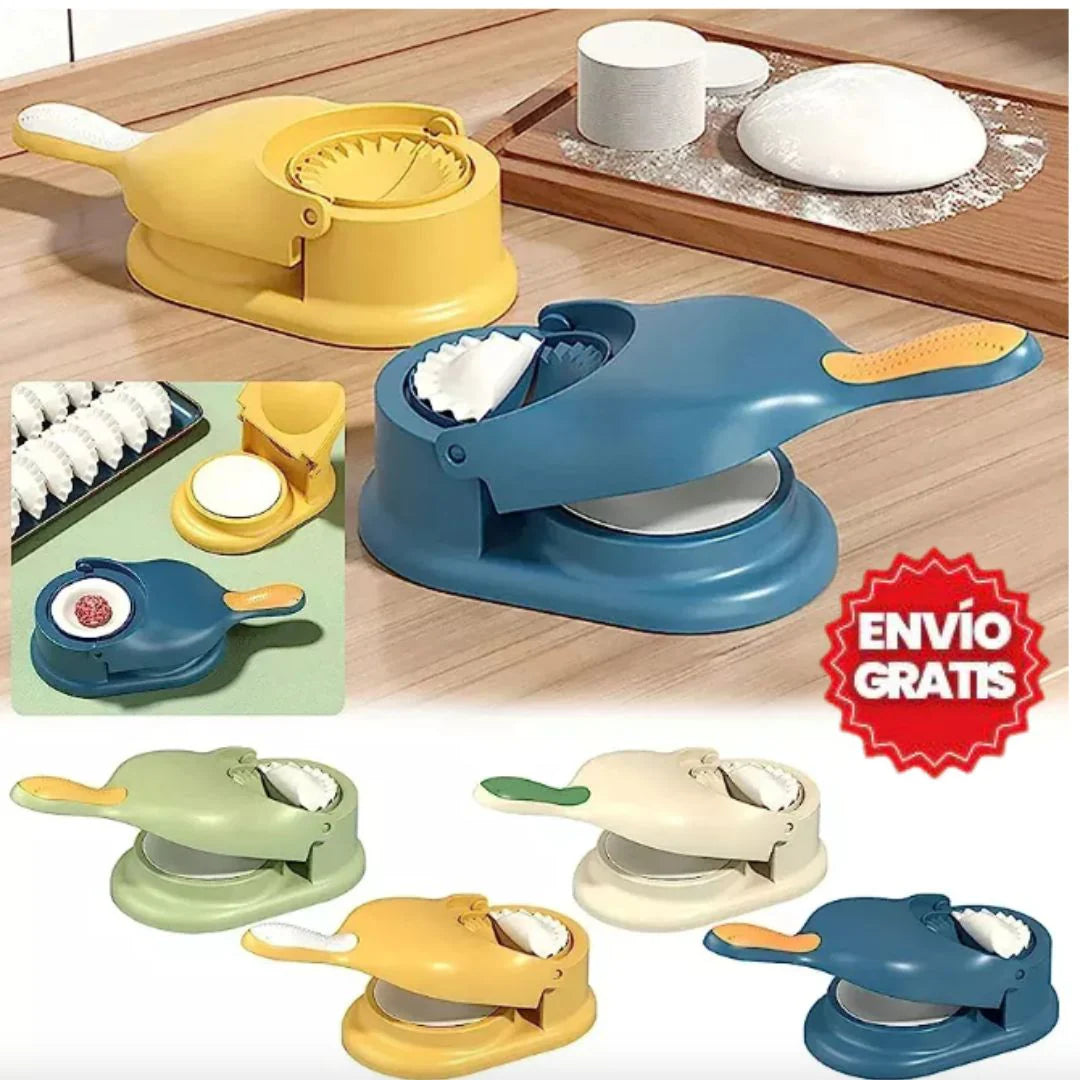 PROMO🔥 MAQUINA PARA HACER EMPANADAS 2 EN 1 - COLOR ALEATORIO