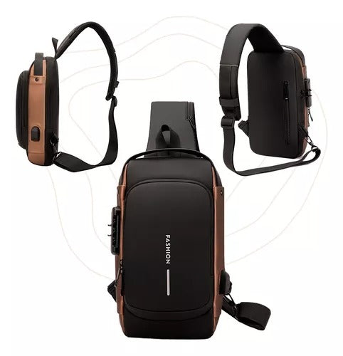 RIÑONERA MOCHILA ANTIROBO USB