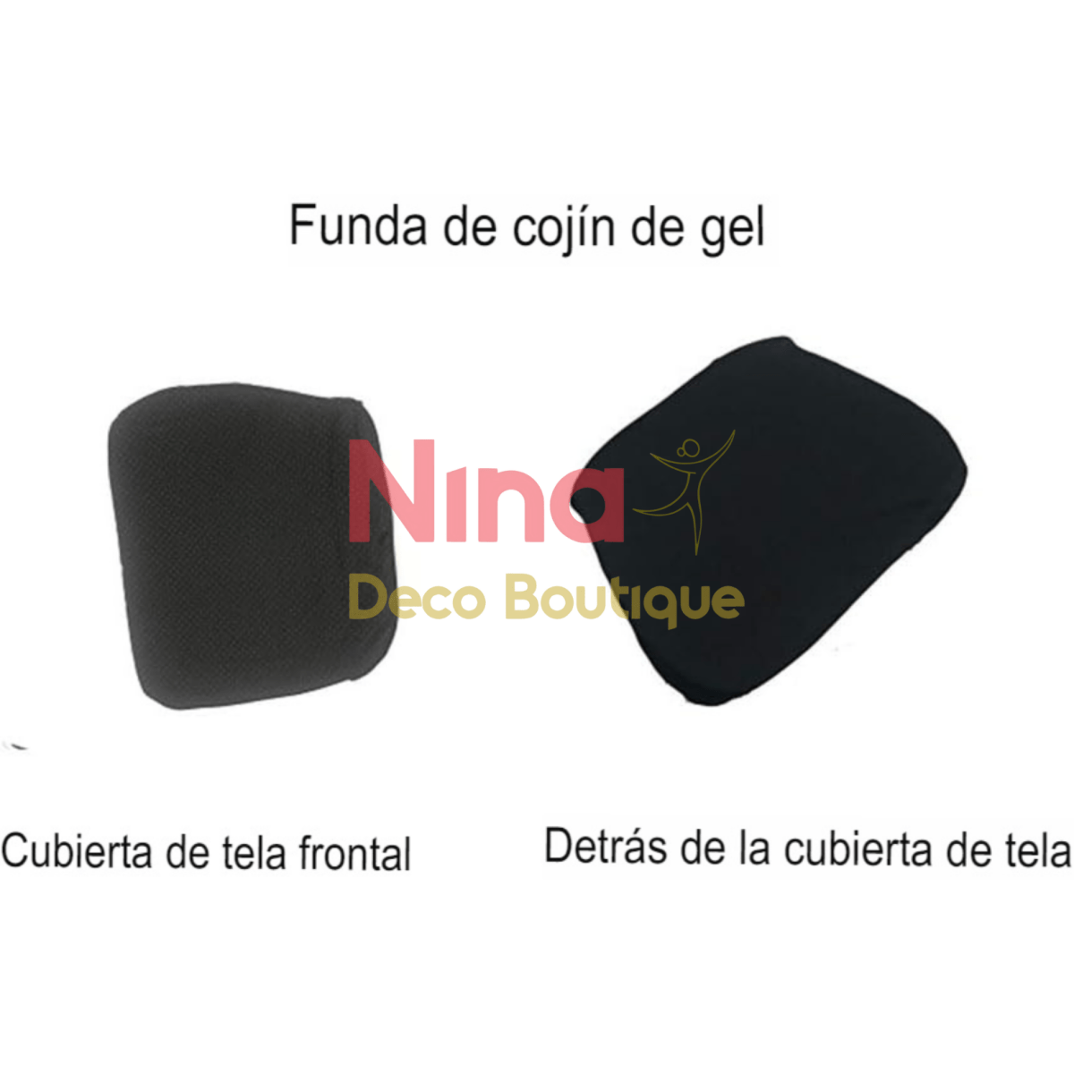 COJIN DE GEL FLEXIBLE + FUNDA DE REGALO - Nina Deco Boutique