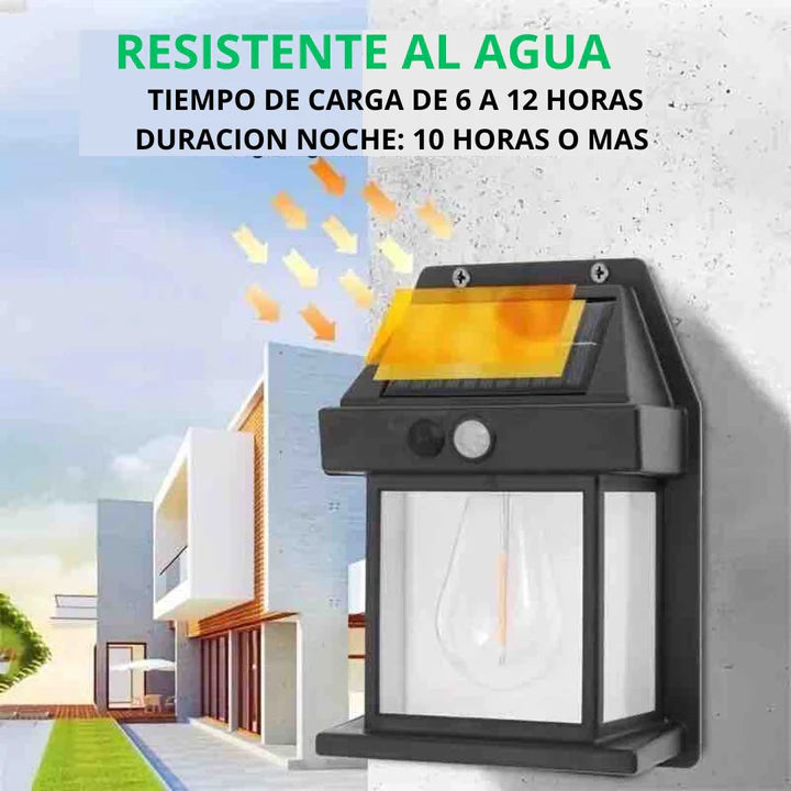 EcoBright™ FOCO SOLAR DE PARED CON SENSOR DE MOVIMIENTO🌞💡🚶‍♂️