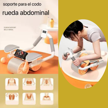 💪 RUEDA ABDOMINAL CON REBOTE AUTOMATICO Y TIMER