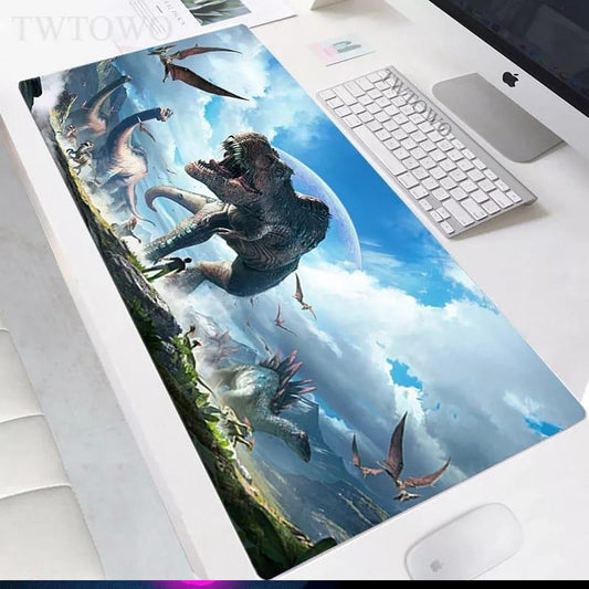 Mouse Pad Gamer Dinosaurio Rex XL 90x40 cms