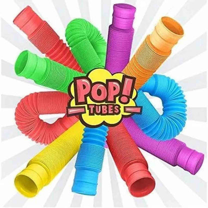 PACK 12 POP TUBE DE COLORES JUGUETE